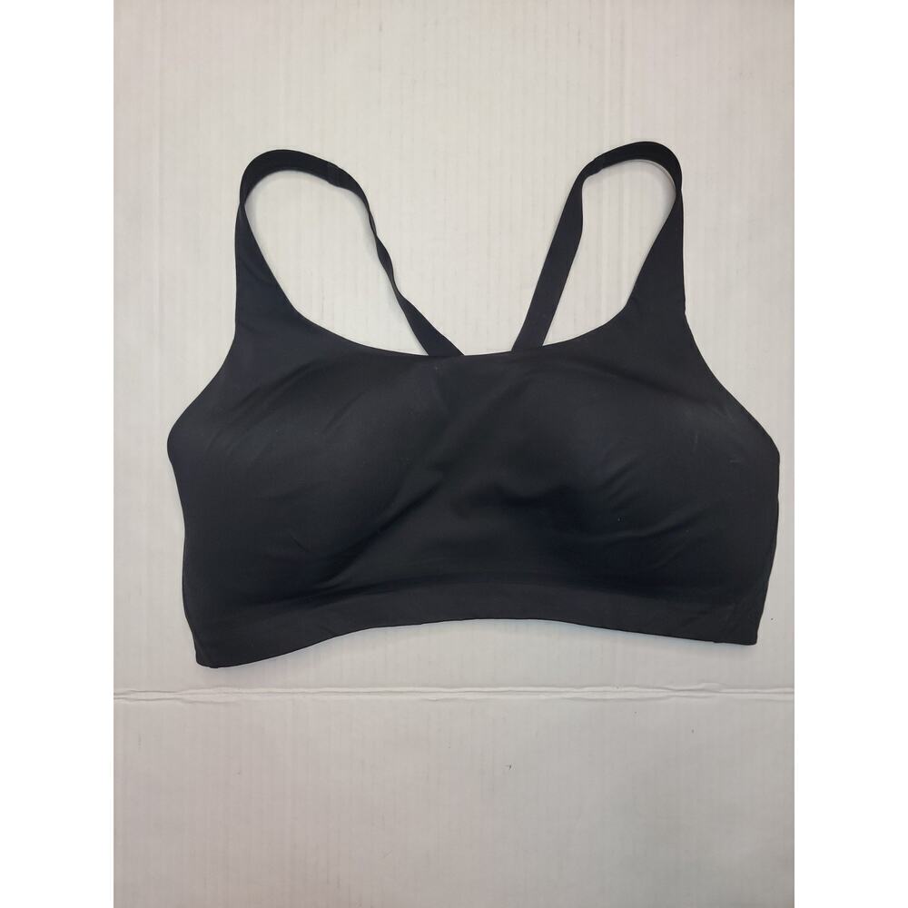 Athleta Sport Bra Sz 40DD Black Advance Bra B-G Black 405744